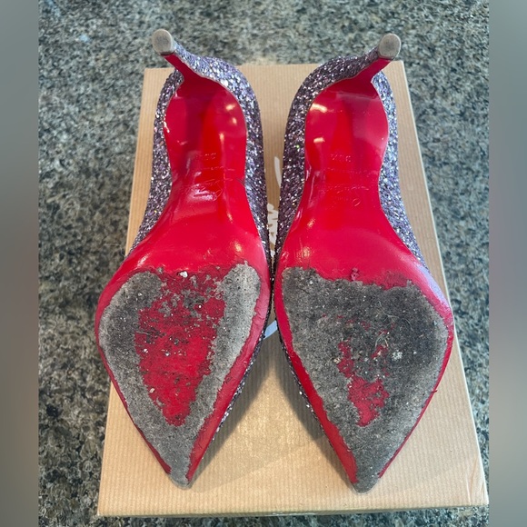 Christian Louboutin glitter Pigalle Follies 100 - Picture 6 of 6
